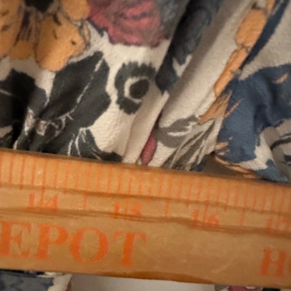 FREE PEOPLE 8 Violet hill ruffle detail V neck Tie boho shabby chic tunic dress - Picture 11 of 15